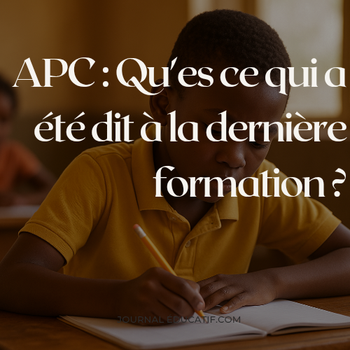 APC : Ce qu’il faut absolument retenir de la dernière formation