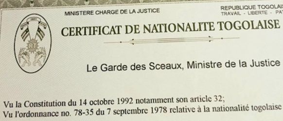 Nationalité togolaise : qui peut devenir Togolais selon la loi ?