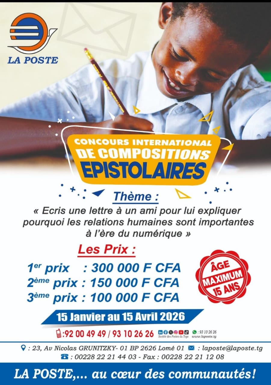 Concours international de lettres : 300 000 F CFA à gagner pour les jeunes plumes du numérique
