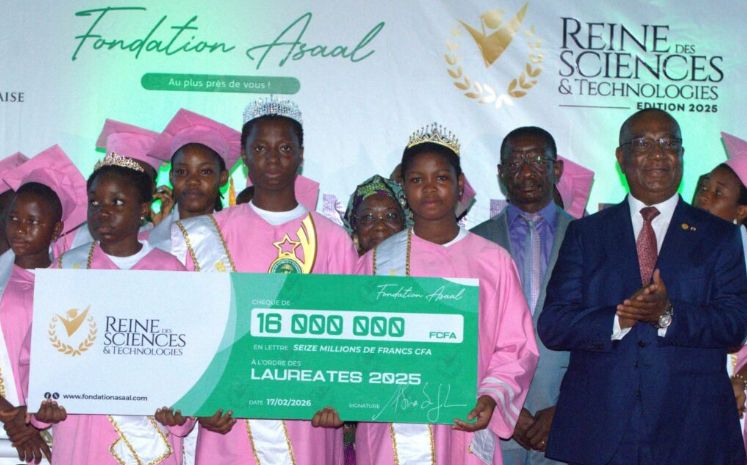 Togo – Les lauréates du Concours Reine des Sciences et Technologies 2026 récompensées par 16 million